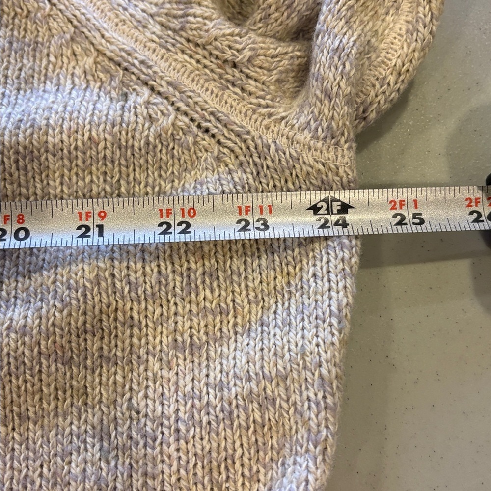 Woolrich Woman’s 2X Cream 1/4 Zip Pullover Sweater - Picture 7 of 7